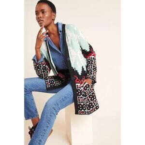 Anthropologie Aldomartins Alpine Cardigan Wool Alpaca Medium